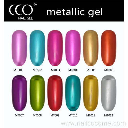 CCO attractive 3d nails uv gel metallic nail polish for 3d nails decorations